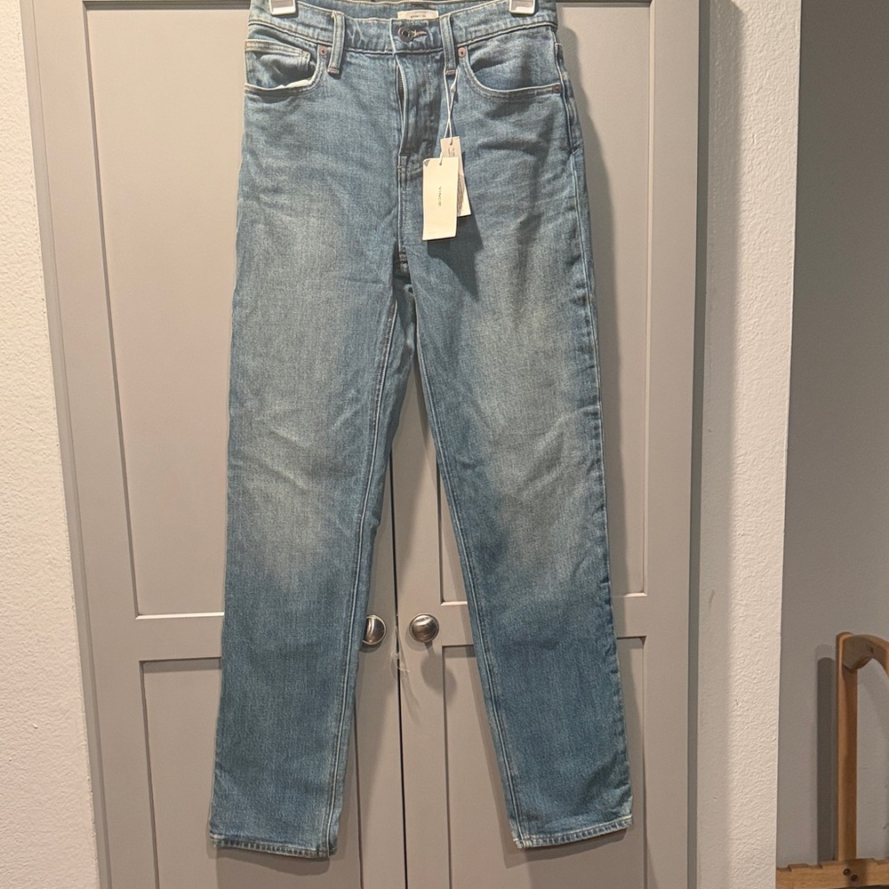 Vince Denim Blue Straight Leg Jeans